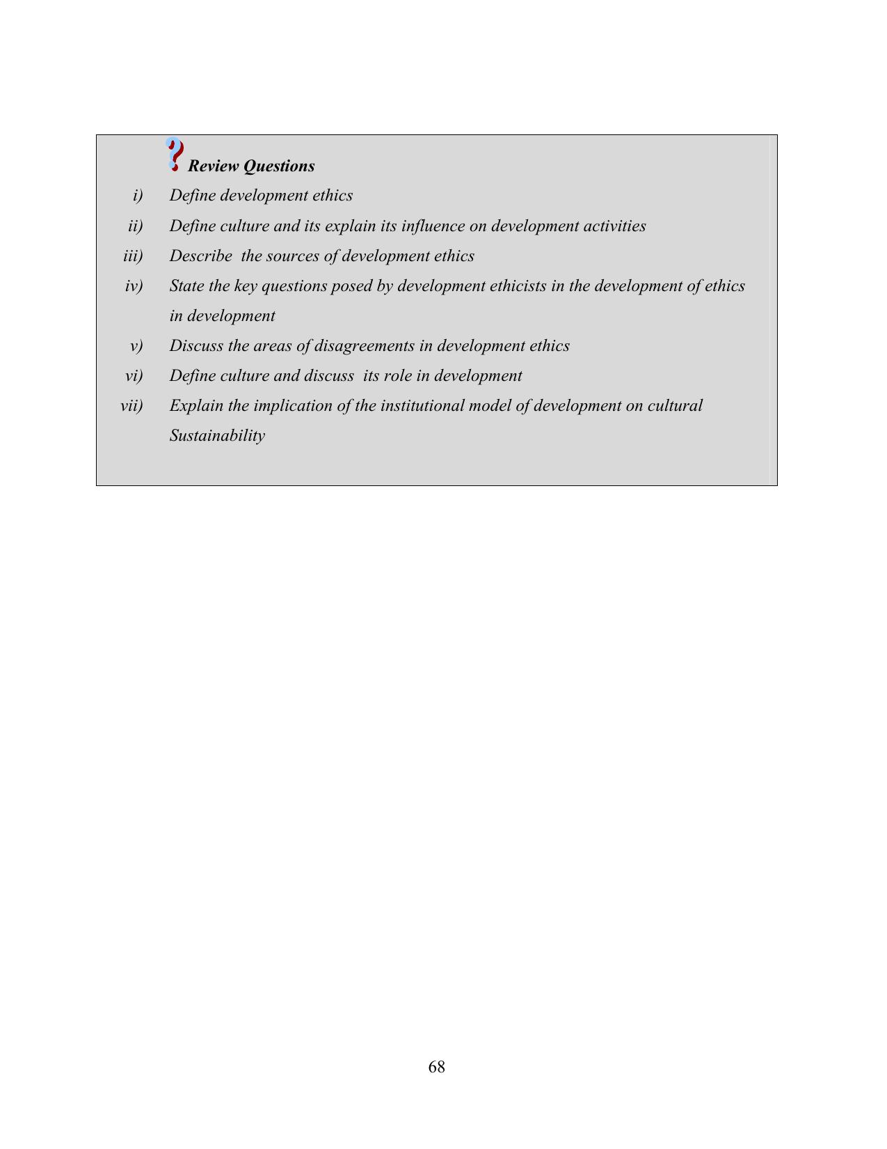 BBM Development Studies Module — page 72 of 76